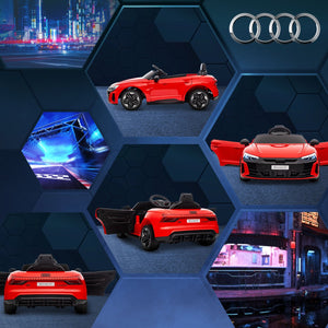 English Elm Aosom Licensed Audi Rs Electric Ride on Toy Car with Remote Control and Suspension W2225P200870