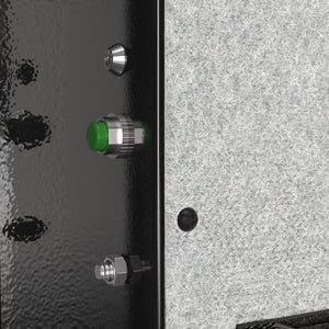 English Elm Three-Lock Large Steel Digital Safe With Biometric Access, Emergency Options & Robust Security Features W396P307320-GIGA