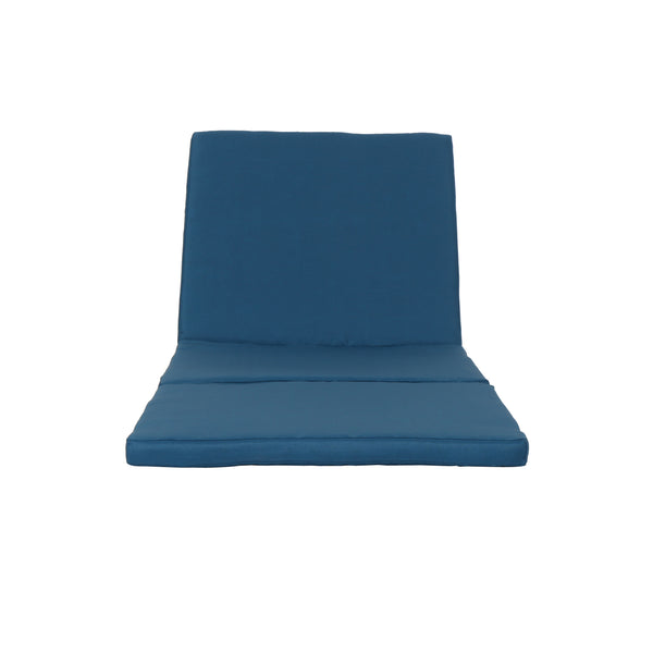 English Elm Christopher Knight Home® - JAMAICA Plush Outdoor Lounge Cushion with UV, Water & Fade Resistance for Patio Comfort 26.5x25.5x7 Blue 62575.00CUSH-BLU