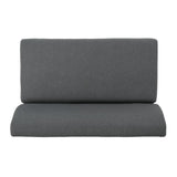 Christopher Knight Home® - Noble House - Tovah Charcoal Fabric Storage Loveseat