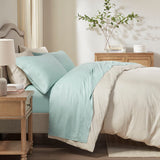 Sleep Philosophy Rayon From Bamboo Casual 4PC Sheet Set SHET20-1128 Aqua