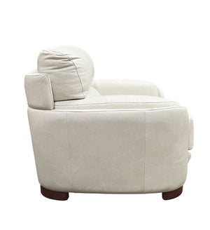 English Elm Edrice Top Grain Leather Accent Chair Structured Foam Seat for Modern Living B2726P498540