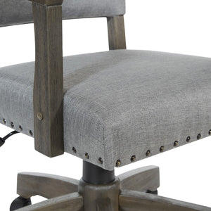OSP Home Furnishings Santina Bankers Chair Antique Grey / Grey