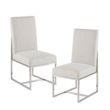 Madison Park Junn Modern/Contemporary Dining Chair (set of 2) MP108-0765 Natural