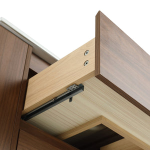 English Elm 30" Wall Mount Bathroom Vanity With Ceramic Sink & Soft-Close Drawers For Modern Storage Solutions W999S00207