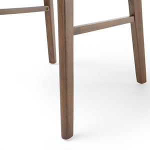 English Elm Christopher Knight Home® - DINING Chair with Cushioned Fabric Seat and Polished Wood Frame — Elegant Modern Comfort for Home Light beige 58925.00WNT