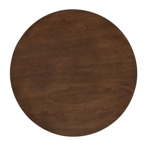 English Elm Loanna Modern Brown Wooden End Table with Thickened Top, Durable MDF & Birch Veneer Accent B2726P246345