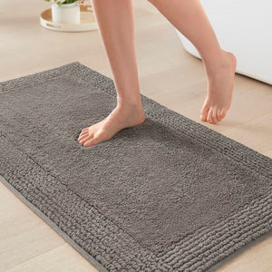 English Elm 100% Cotton Heavyweight Bath Rug Reversible Tufted Plush Spa Feel Bathroom Floor B035P280517