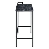 OSP Home Furnishings Brighton Console Table Black/Black