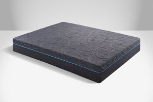 English Elm 14-inch Eastern King Hybrid Mattress Gel Memory Foam Pocket Coils Medium Firm Support B011P439890
