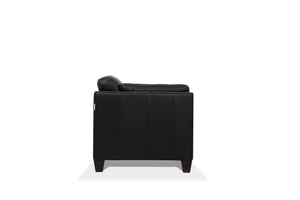 English Elm Matias Top Grain Leather Sofa with Walnut Legs and Structured Foam Seat Cushions B2726P498541