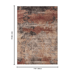 English Elm Jewel Abstract Multi Color Plush Area Rug for Living Room High Traffic Spaces B186P428926