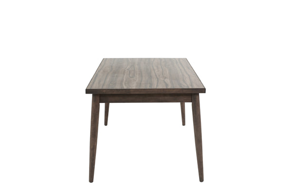 English Elm Contemporary Walnut Dining Table 59"x36" Solid Wood Look Melamine MDF Rectangle for Stylish Meals B011P203548