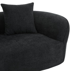 English Elm 126"curved Sectional Sofa Oversized 5 Seat Foam Cushion Living Room Conversation Piece N771P247830H_N771P247831H