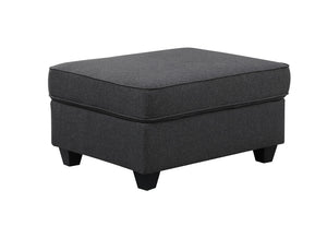English Elm Luce 8 Piece Modular Sectional with Ottoman in Low Profile Linen for Open Living B2749S00092