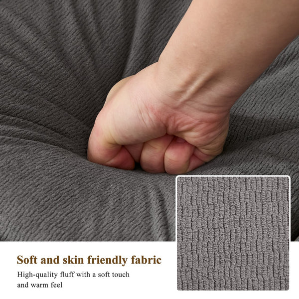 English Elm Kneading Massage Rocker Recliner with 4‑Point 3D Kneading, Heat, USB Port, Cup Holders & Swivel Comfort Grey W1521P390945
