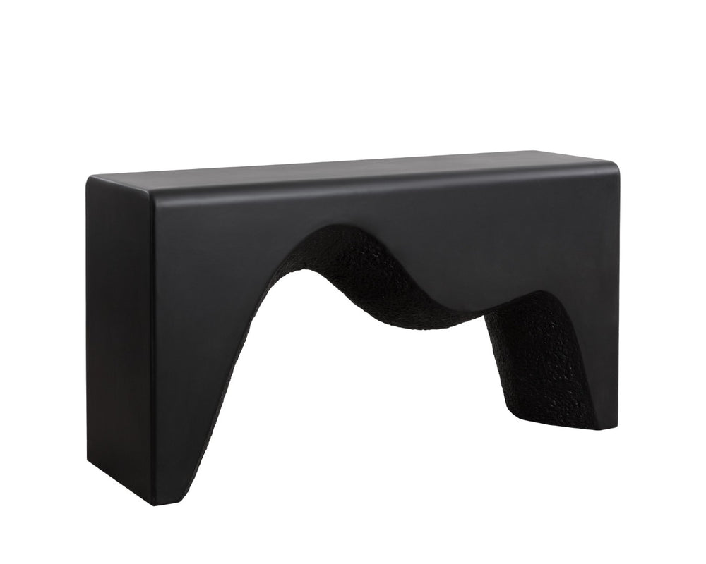 Sunpan MONTANUS Console Table - Modern Minimalist Concrete Design for Entryway & Living Spaces, 62" W 112213
