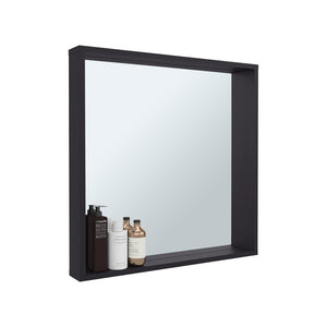 English Elm Quilcene Flush Mount Mirrored Medicine Cabinet White Lacquer Minimalist Bathroom B092P439895