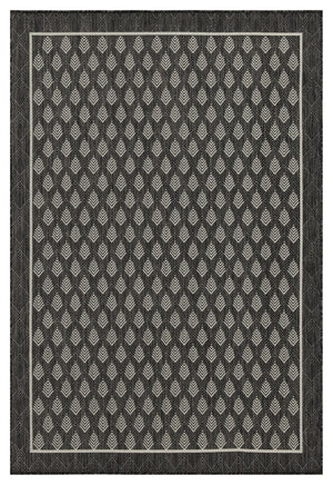 English Elm Sunshine Anthracite 5'3" X 7'3" Indoor/Outdoor Flatweave Area Rug - Durable, Stylish, Family-Friendly Design B186P198875-GIGA