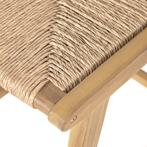 English Elm Christopher Knight Home® - Acacia Wood Outdoor Armless Barstool Set Of 2 - Light Teak Finish For Stylish Patio Seating N772P265278L