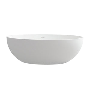 English Elm 67 Inch Freestanding Soaking Tub Eco Stone Resin Matte Finish Spa Bath Retreat T3785P353947