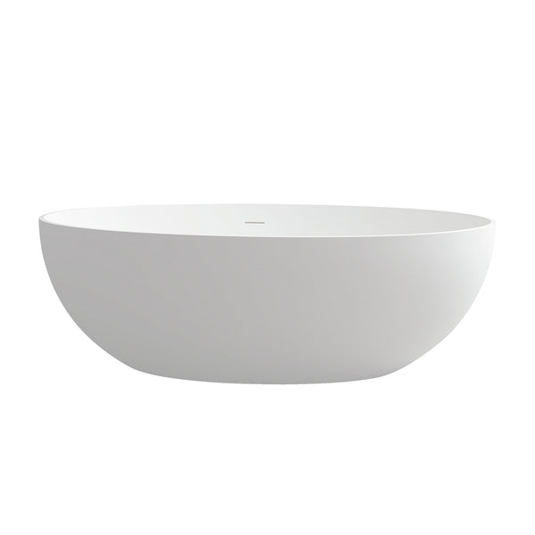 English Elm 67 Inch Freestanding Soaking Tub Eco Stone Resin Matte Finish Spa Bath Retreat T3785P353947