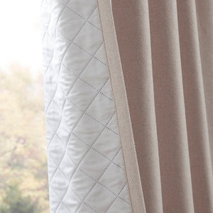 English Elm 2-pk 52x95 Total Blackout Curtain Panels Noise Reducing Embossed Bedroom Set Linen B035P496613
