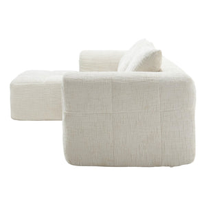 English Elm United We Win Modular L-Shaped Sectional Sofa - Soft Chenille, Tool-Free Setup, Modern Design & Storage W1568S00150-GIGA