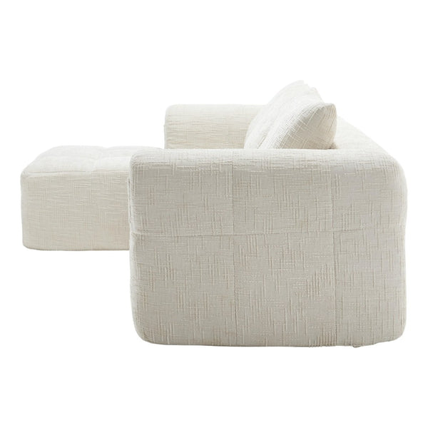 English Elm United We Win Modular L-Shaped Sectional Sofa - Soft Chenille, Tool-Free Setup, Modern Design & Storage W1568S00150-GIGA