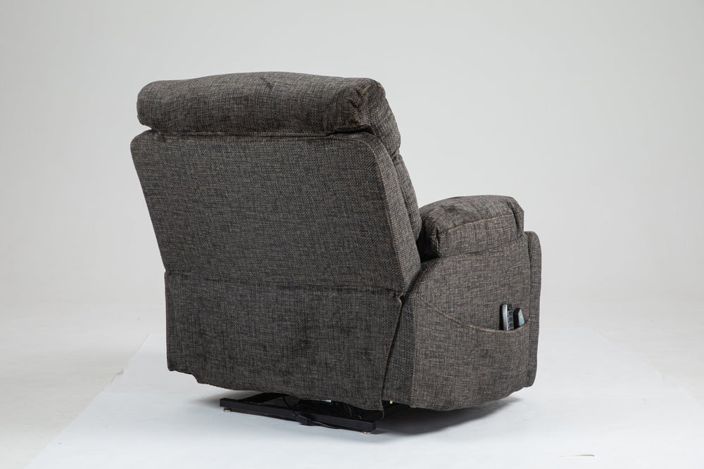English Elm Old Age Electric Lift Chair - Full Recline, Heat & Massage, Heavy-Duty Foam, Dual Remote Controls W547S00051