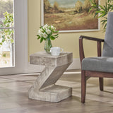 Christopher Knight Home® - Noble House - Max Outdoor Light-Weight Concrete Accent Table