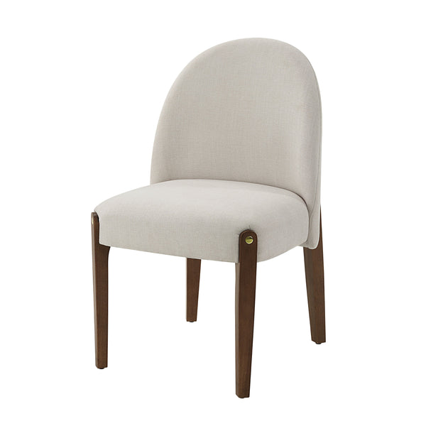 English Elm Gamarya Upholstered Chenille Side Chair Set of 2 – Modern Comfort, Plywood Frame, 220lb Capacity Oak,White 29 L x 26 W x 25 H B2726P285869