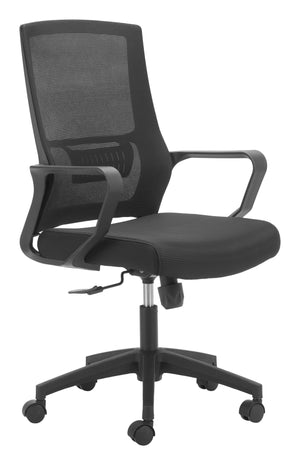 Zuo Modern Jett High Back Office Chair - Modern Design With Premium Mesh Fabric For Comfort In Any Space Black 60% Elastomer + 40% Polyester,Nylon 110839-zuo-modern