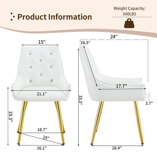 English Elm Crocodile Textured Pu Leather Accent Chair Diamond Tufted with Chrome Metal Legs W3493P456362