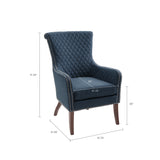 Madison Park Heston Casual Accent Chair MP100-0618 Dark Blue