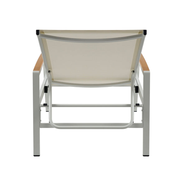 English Elm Christopher Knight Home® - Oxton Chaise Lounge - Adjustable Outdoor Seating With Rust-Resistant Frame & Breathable Mesh Comfort N775P210702W