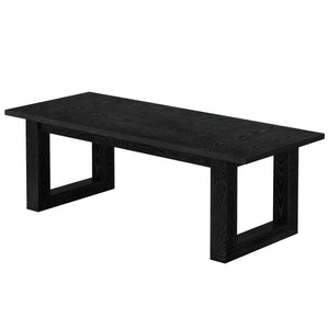 English Elm Sturdy Two-tier Computer Desk with File Cabinet and Monitor Riser for Home Office Black T3971P454054