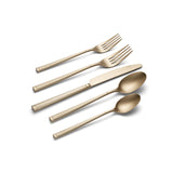 Lenox Oneida Robyn Satin Champagne Mist 20-Piece Flatware Set Metallic, STAINLESS METAL 897339