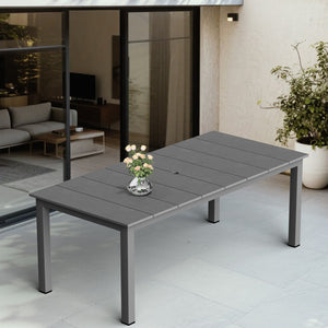English Elm A Versatile Outdoor Dining Table For Patios, Balconies & Gardens - Durable, Low-Maintenance Design T3898P371399