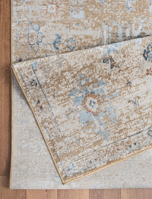 English Elm Noble Gold Area Rug 7 Ft. 10 In. X 10 Ft. 3 In. - Durable, Stylish, Soft, & Ideal For High-Traffic Spaces B186P181092