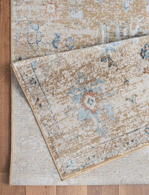 English Elm Noble Gold 2 Ft. X 3 Ft. Area Rug - Soft, Durable & Kid-Friendly For Elegant Entryway Or Hallway Use B186P181095