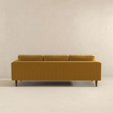 English Elm Ashcroft Furniture - Amber Mid Century Modern Yellow Luxury Modern Velvet Sofa