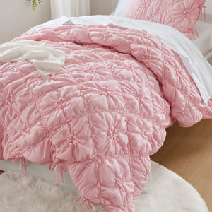 English Elm 2PCS Twin Comforter Set - Plush Microfiber Comforter and Sham, Lightweight Poly Fill for Cozy Bedtime Pink 16.93 L x 12.99 W x 5.71 H B035P366522