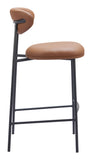 Rorun Barstool - Set of 2 Brown 110338 Zuo Modern