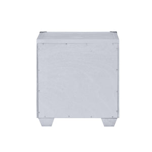 English Elm 1 Modern Kids Nightstand with Drawer and Open Shelf for Contemporary Bedrooms and Smart Storage Solutions Gray B016P256488