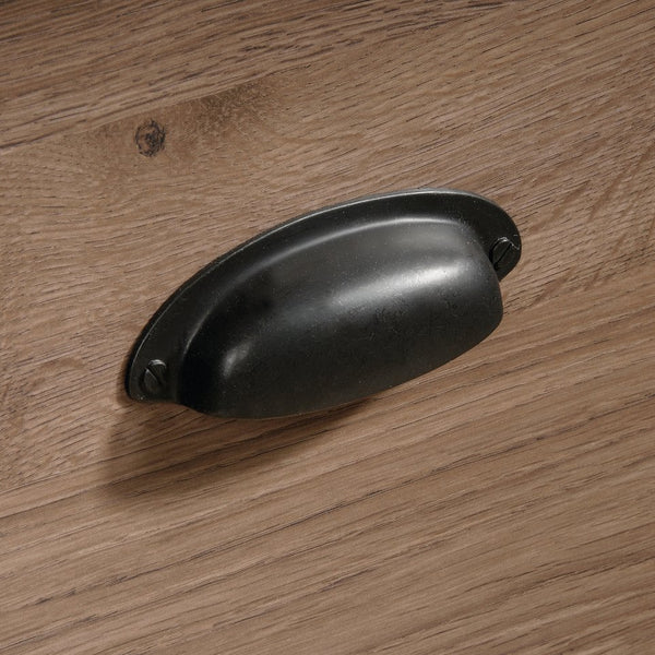 English Elm Lateral File - Stylish Brown Storage Solution With Lockable Drawer, Adjustable Shelves & Compact Design B356P402708