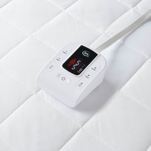English Elm 1-piece Twin Xl Electric Mattress Pad with Dual Zone Heating and Ten Warmth Settings B035P408317