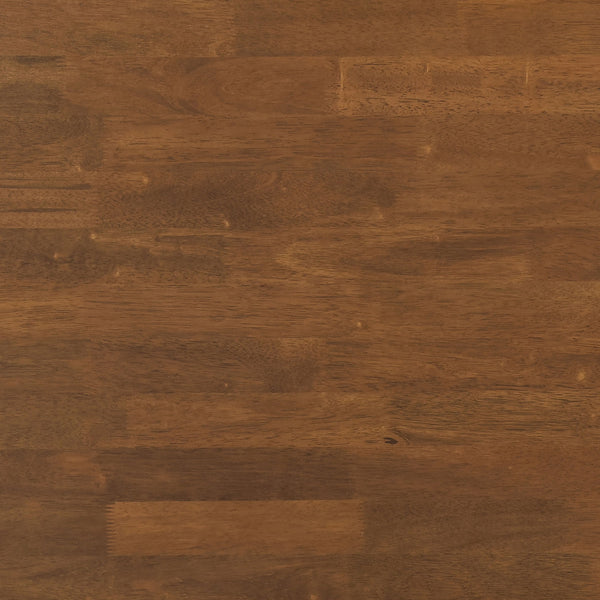 English Elm Hayward Walnut-Top Dining Table with Rounded Edges and Bold Black Legs, Solid Wood Farmhouse Chic B062P353242