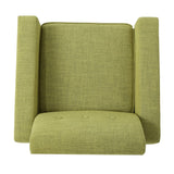 Christopher Knight Home® - Noble House - Sawyer Mid Century Modern Muted Green Fabric Club Chair