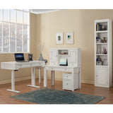 Boca Power Lift L Desk with Hutch File and Bookcase